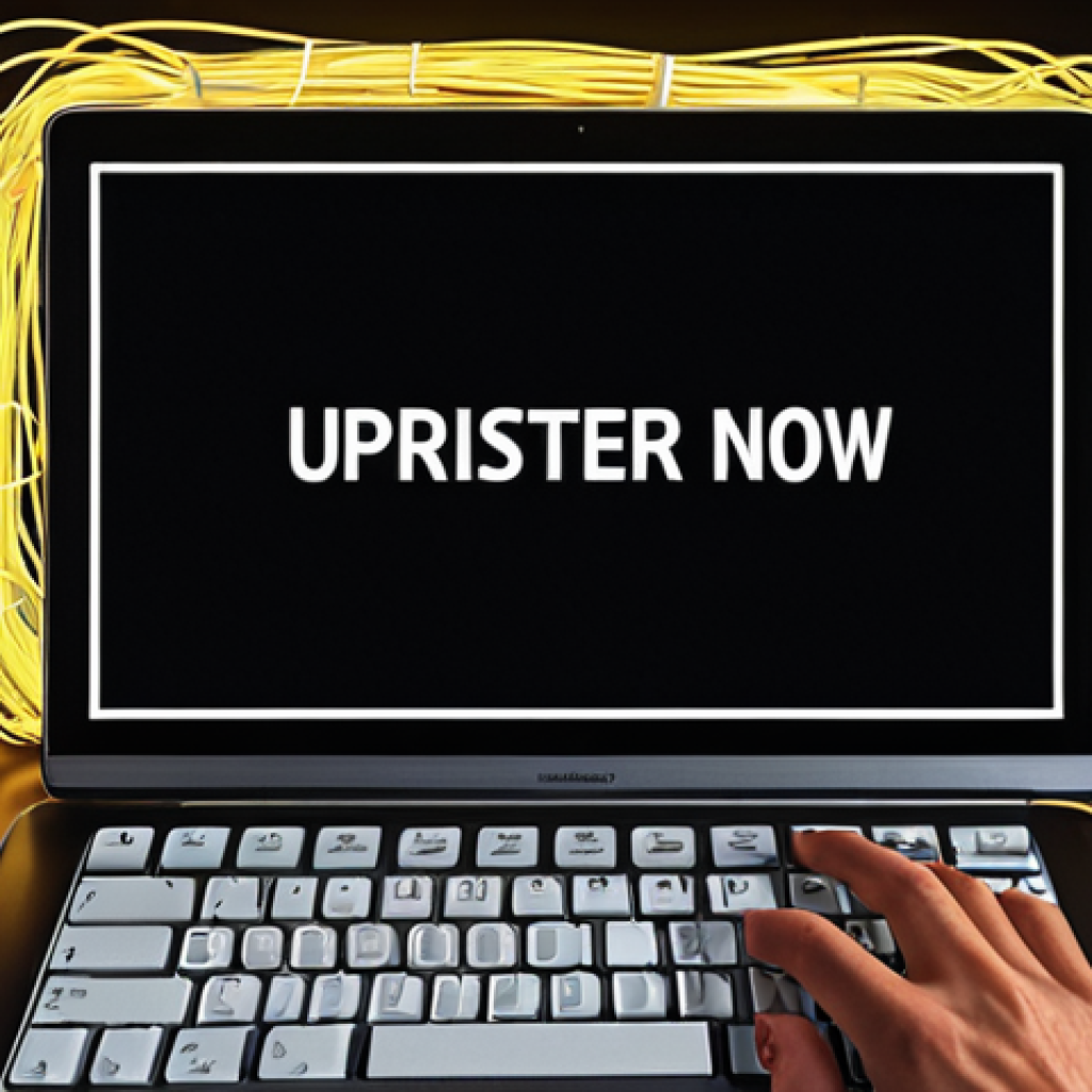 **Prompt 1 (Digital Manipulation & Urgency):** A confused person's hand is subtly pulled by glowing digital strings towards a flashing "Register Now!" button on a screen, surrounded by urgent pop-ups like "Limited time only!" and "Don't miss out!". The scene conveys psychological manipulation in a digital interface, with an underlying sense of invisible control. Emphasize dark patterns and the feeling of being rushed.