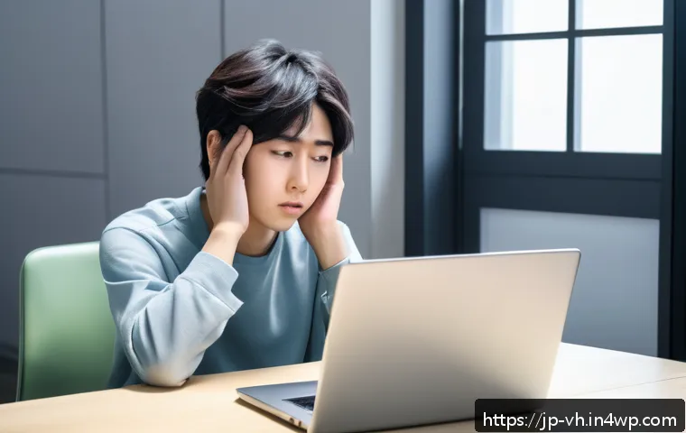 다크패턴과 사용자 충성도 - A modern Japanese web service interface scene showing a frustrated young adult user struggling with ...