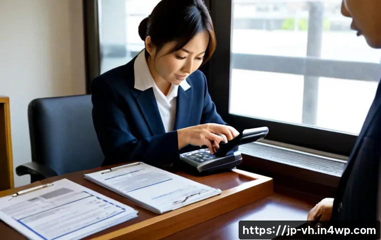 다크패턴의 법적 제재 - Photorealistic Japanese consumer protection office, a middle-aged Japanese woman calmly reviewing a ...